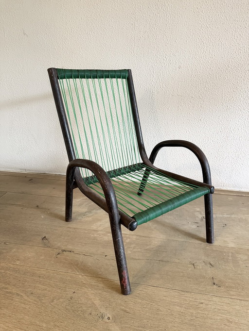 Vintage industrial children's chair 1955