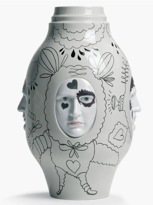Lladró vase, “Conversation II”, Jaime Hayon