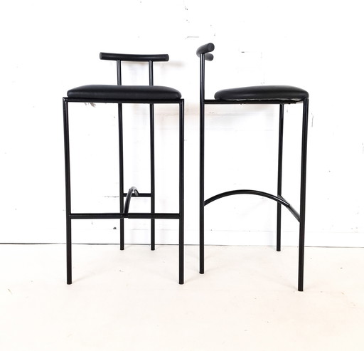 2x Tabouret de bar vintage Tokyo Rodney Kinsman Bieffeplast
