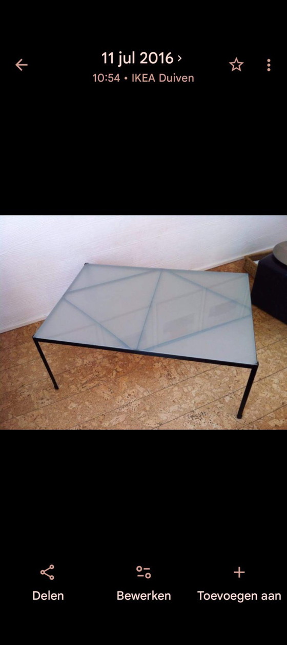 Ultra Rare Vintage IKEA Roma Salontafel Niels Gammelgaard '87/91 1e Eigenaar Ultra Rare Vintage IKEA 'Roma' (photo 7 of 16)