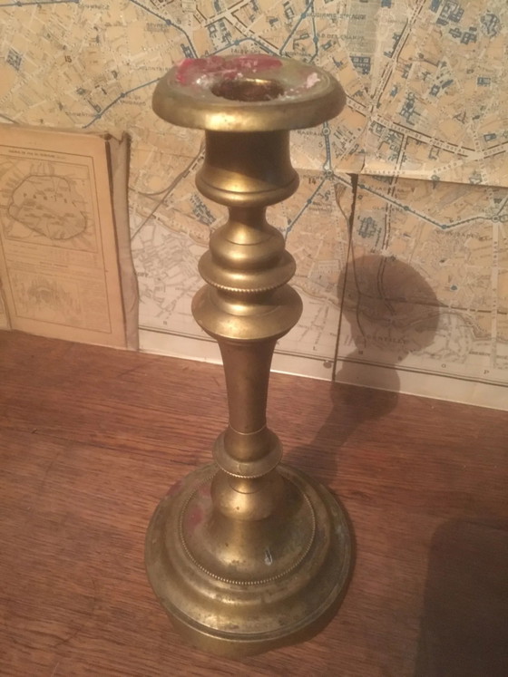 Portacandele in ottone – Vintage (photo 6 of 8)
