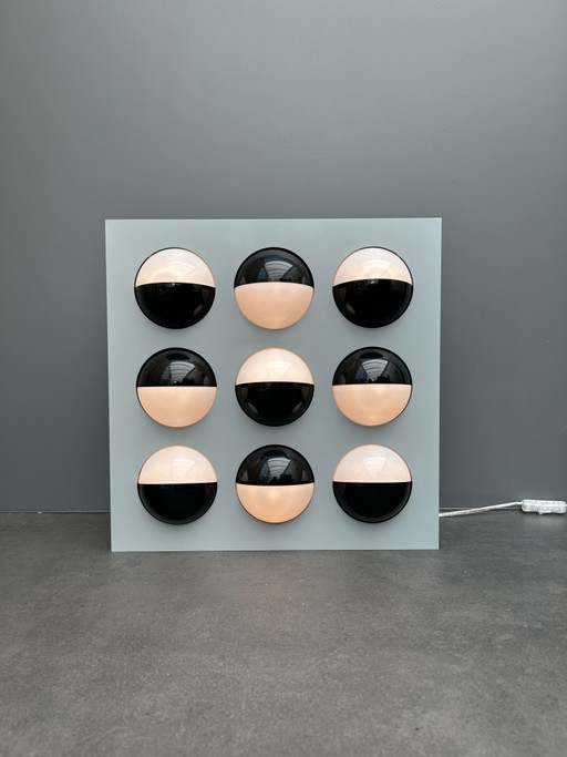 “Fifty Fifty” light object by Paul Talman - 1990s