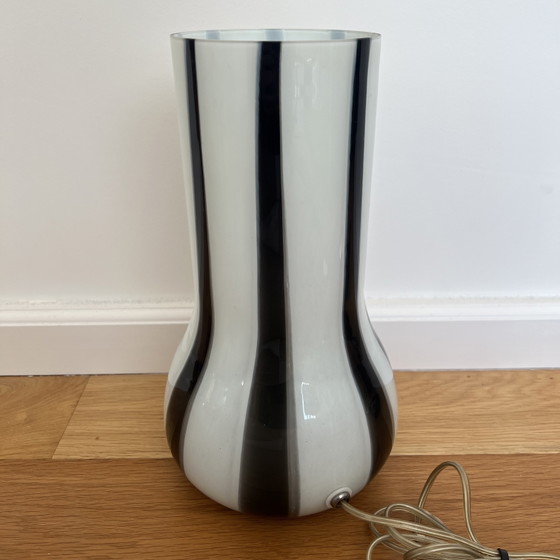 Vintage Hala Zeist Glass Zebra Lamp – Table lamps (photo 3 of 6)