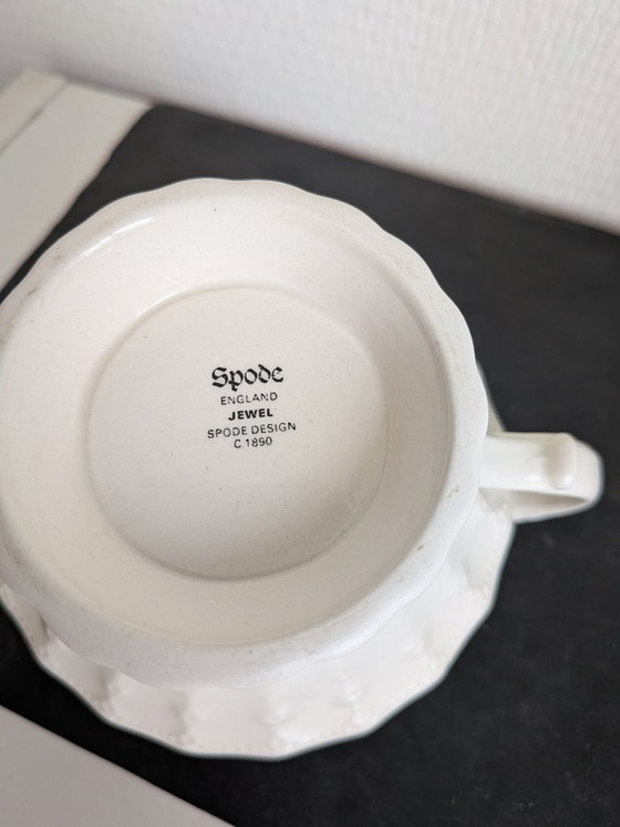 Image 1 of Servizio da tè Spode Jewel (teiera, lattiera, zuccheriera)