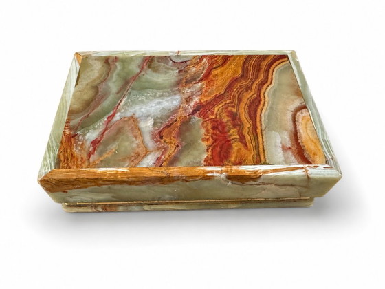 Image 1 of 1960s onyx jewelry box