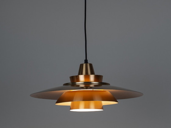 Coppia di 2 lampade a sospensione vintage danesi Superlight di David Mogensen – Alluminio (photo 4 of 18)
