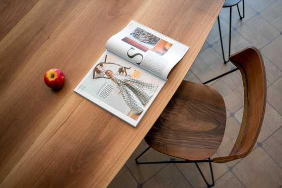 Image 1 of GREYGE TED Sculptural Dining Table in Solid Italian Walnut – Handmade Design