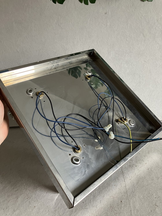 Image 1 of Peill & Putzler Plafonnier Ice cue lampe design vintage