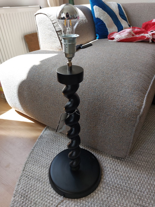Nieuwe Polspotten Twister lampvoet staande lamp tafellamp zwart