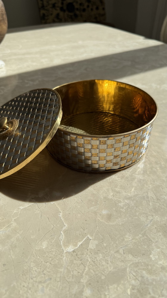 Image 1 of Scatola vintage in rame - fatta a mano