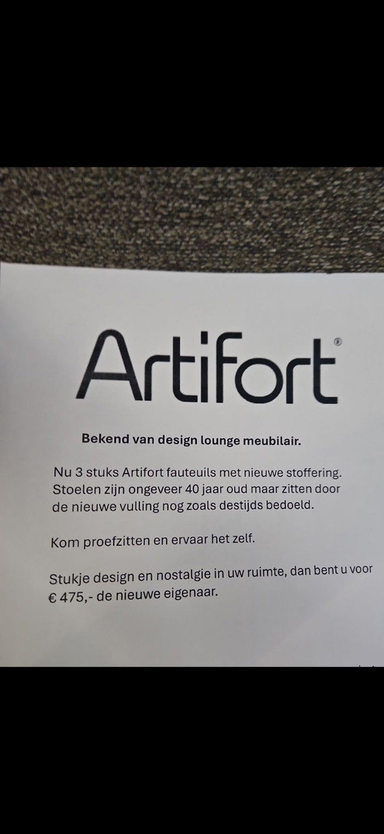 Artifort Armchairs 4 pieces – Aluminium (photo 5 of 5)