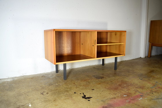 Image 1 of 1960s Vintage Vinyl Records Cabinet Sideboard Cabinet