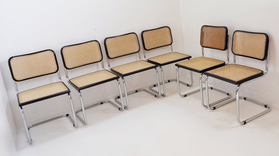 Image 1 of Dining Chairs Vintage, Set of 5+1 - Italy