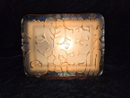 Peill & Putzler wall lamp, brutalist