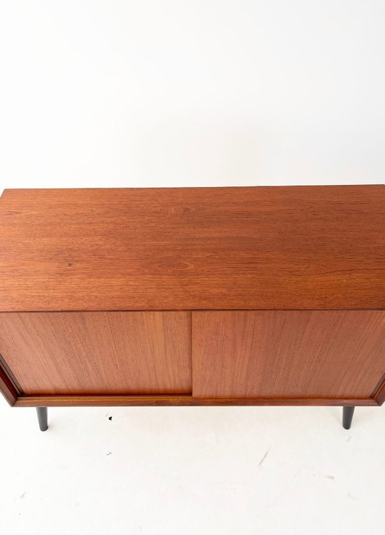 Image 1 of Mobiletto scorrevole in teak vintage