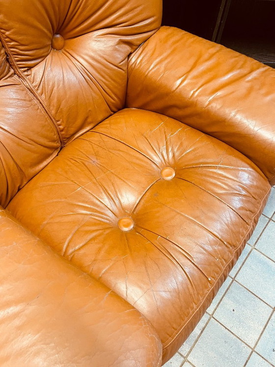 1980s vintage Italian design lounge chair from PelleRossi – Chairs and lounge chairs, Leather (photo 9 of 10)