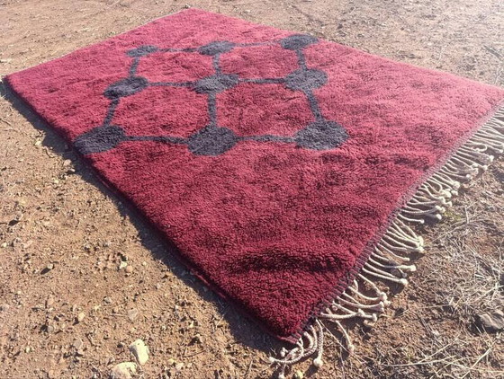 Groot handgemaakt Berber vloerkleed 200cmx350cm – Vloerkleden en tapijten, Modern (photo 4 of 4)