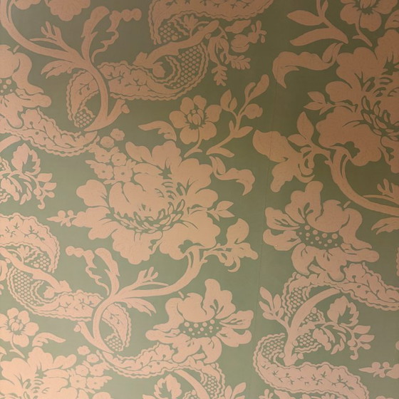 Image 1 of Farrow & Ball Versailles behang (6 rollen + restant)