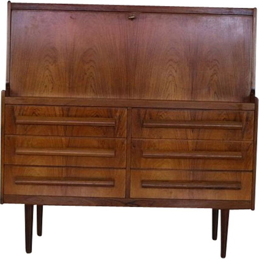 Bureau vintage en bois de rose de Sigfred Omann