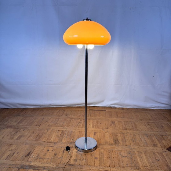 Image 1 of Vintage Hungarian “Szarvasi” Standing Lamp, 1970s — Retro Mid-Century Lighting