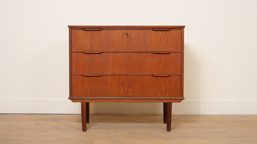 Cómoda danesa vintage | Teca | 3 cajones