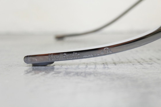 Image 1 of Barcelona Knoll Brown Tobacco Leather Mies Van Der Rohe Knoll Seats