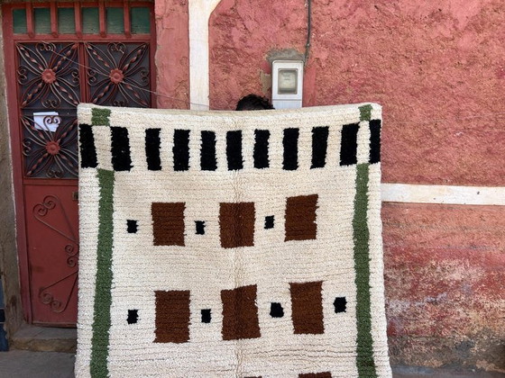 Handgeknüpfter Berberteppich 150/250 cm – Teppiche & Läufer, Wool (photo 3 of 6)