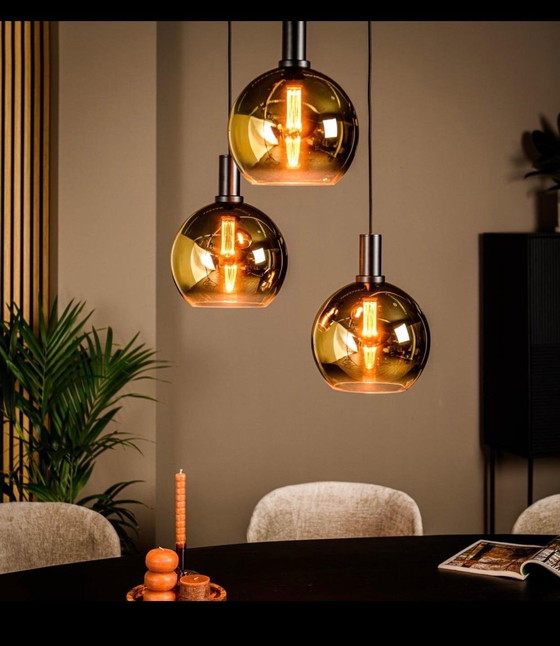 Image 1 of Lampada a sospensione in vetro Dome Deco Cosmopolitan Living 