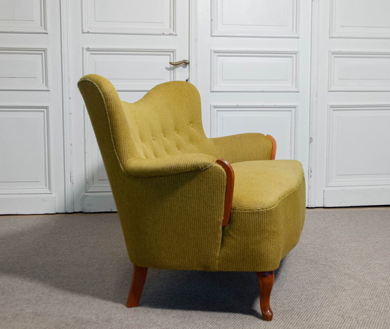 Image 1 of 1940s Sofa and Lounge Chair Set