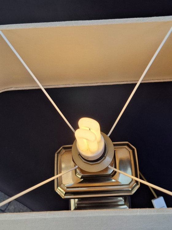 Image 1 of Vintage Italian Brass Table Lamp | 1950s