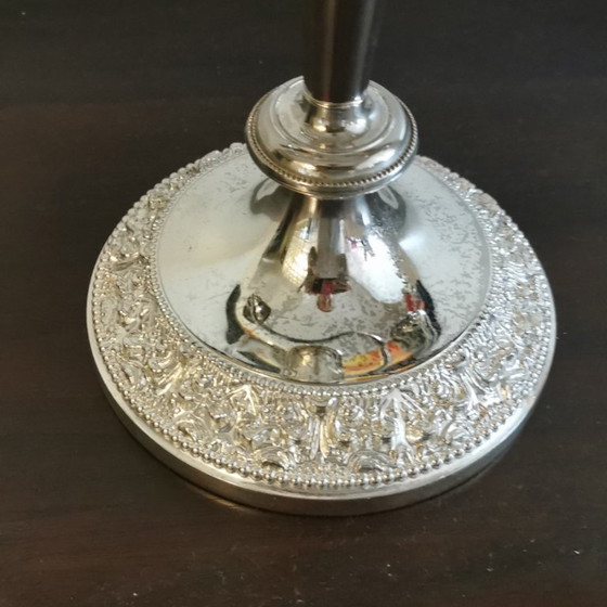 Image 1 of CHANDELIERS ANGLAIS ARGENTÉS