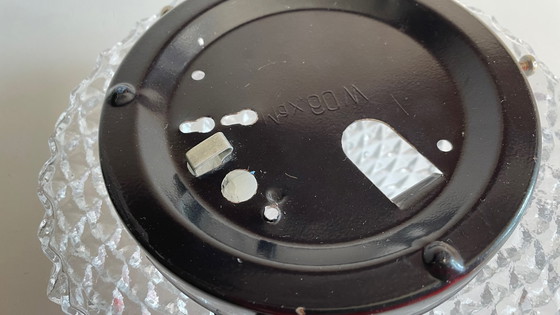 Image 1 of Lampada da soffitto in semicristallo anni '50