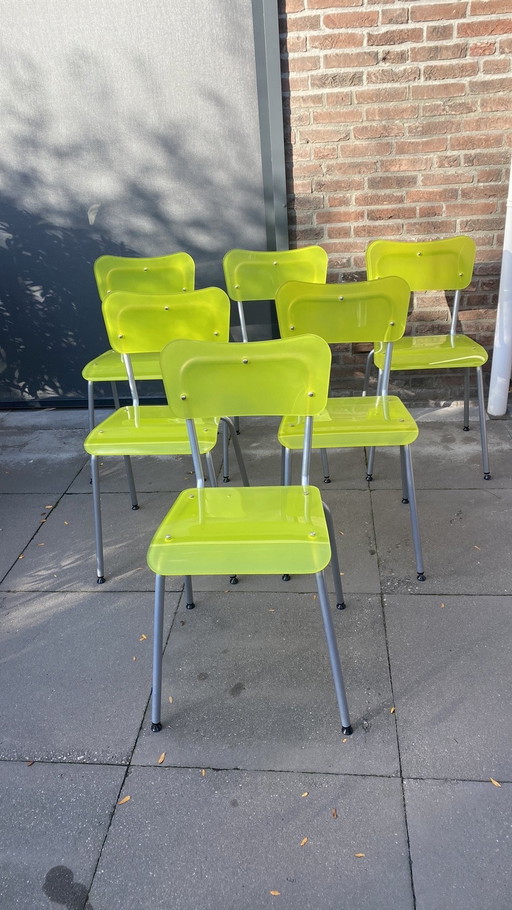 6x Chip Chair Glass Tim Power