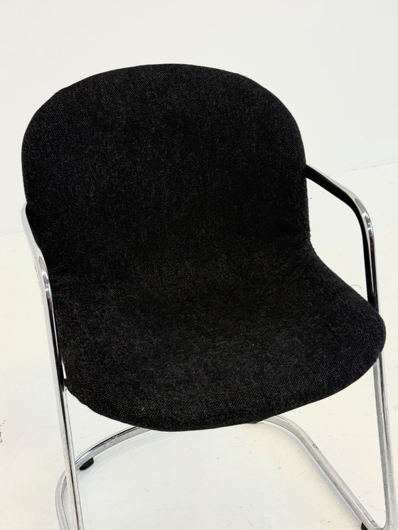 Image 1 of Set van 6 vintage eetkamerstoelen van Gastone Rinaldi