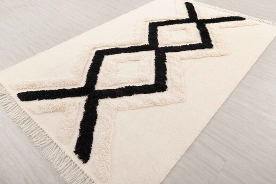 Image 1 of Tapis marocain ambachtelijk en laine 200cmx150cm