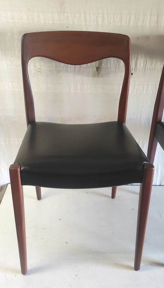 Image 1 of Pair of Scandinavian-style teak chairs - 1960s