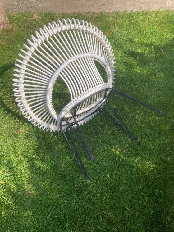Image 1 of 4 sillones de ratán blanco Vincent Sheppard - para exteriores Roy lazy