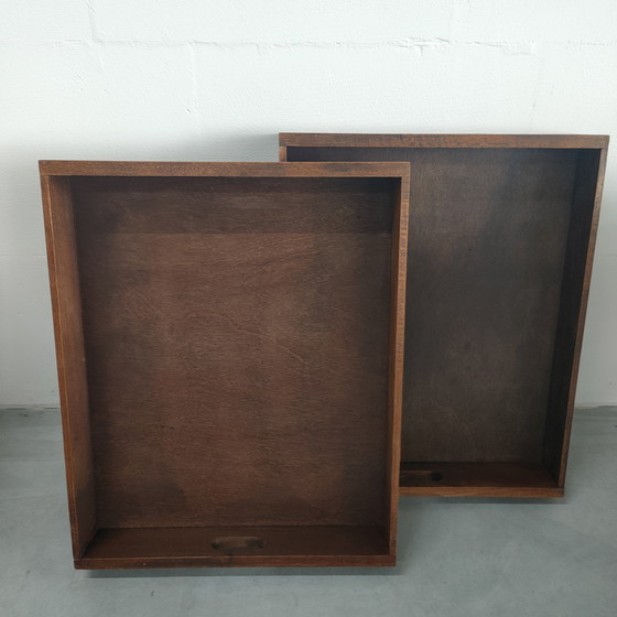 Image 1 of Original Antique French (baker's drawers) bread/serving trays