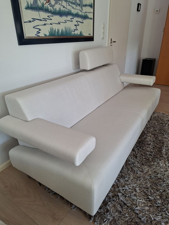 Cloak Havee Designsofa, 3-5 Sitzer Sofas, Chrom, Stoff, Creme (Foto 2 von 5)