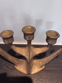 Vintage 1960 Brutalistische Bronzen Kandelaar ,Horst Dalbeck