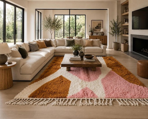 Moroccan Rug, Berbere Carpet - Perfect For Home Decor 200/300cm – vloerkleden en tapijten, Wool (photo 2 of 7)