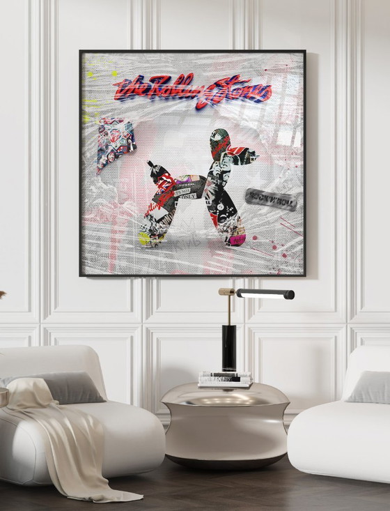 Image 1 of Limited: Wrapped Woof – Rolling Stones Edition | 140 X 140 Cm | 2025 (Ori, 1983)