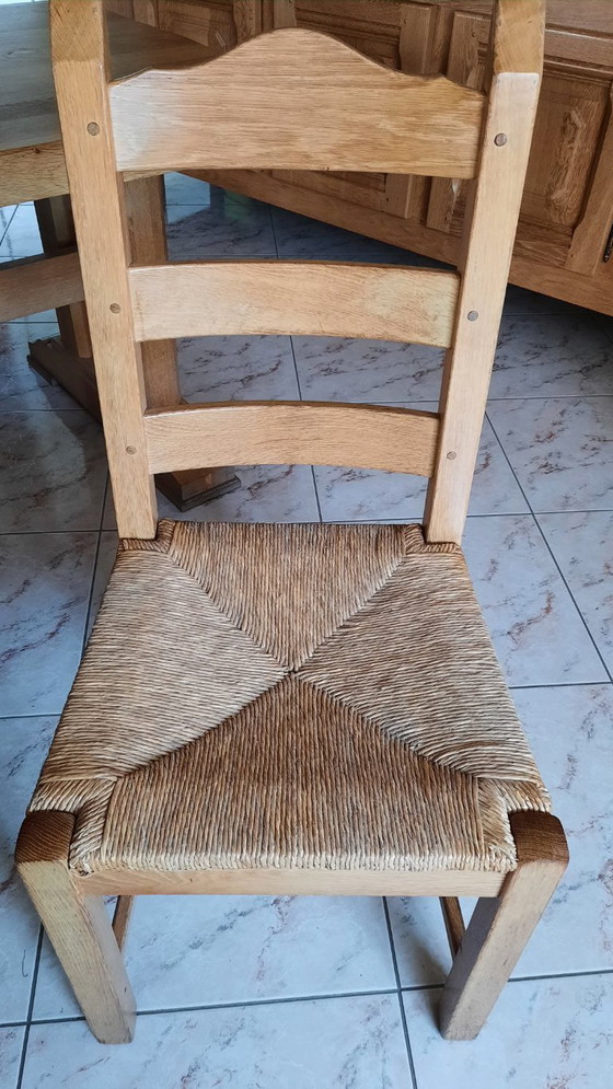 Image 1 of Tavolo da pranzo in rovere Caligen + 6 sedie