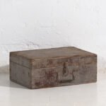 Cassa antica con patina grigia (c.1920) #76 – Armadi contenitori, Rustic (photo 6 of 21)