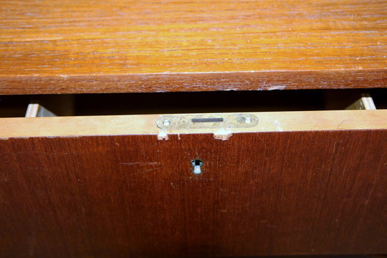Commode en Teck, Suède, 1950s, Scandinavian (photo 2 sur 10)