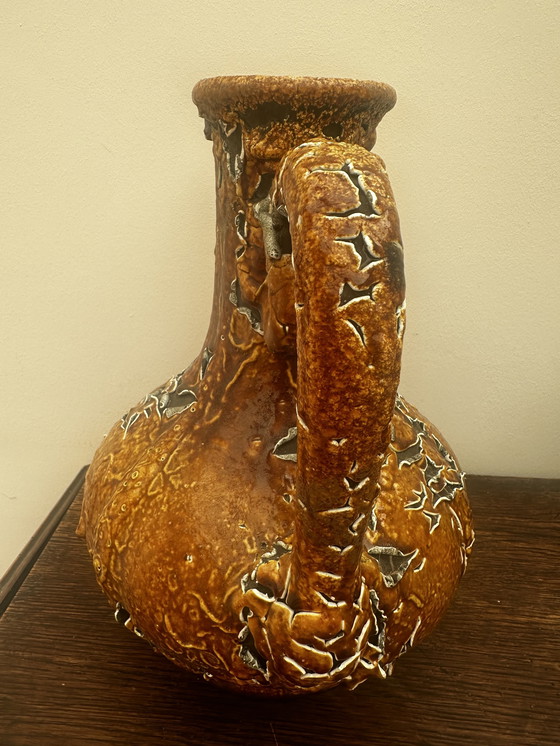 Image 1 of Large vintage jug from the 60s - Ceramic Honey
