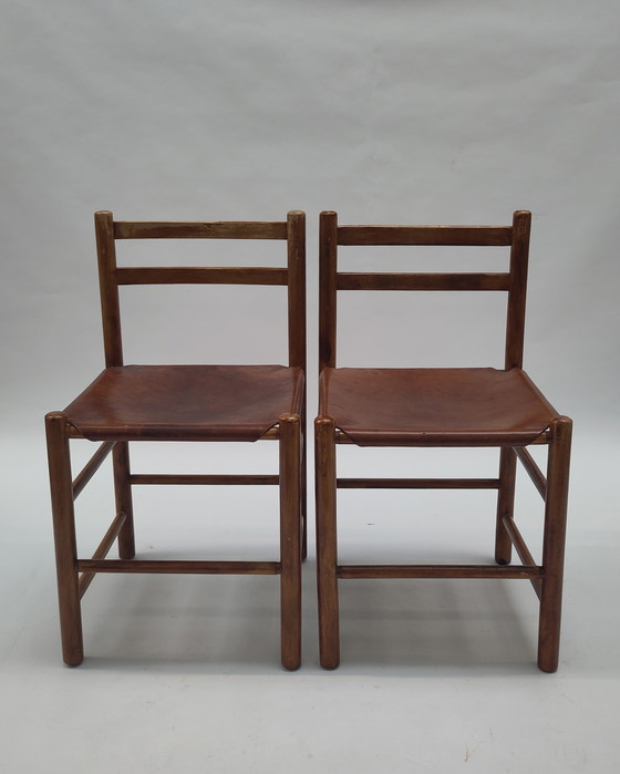 Image 1 of 2x dining chair Ate from Apeldoorn Houtwerk Hattem