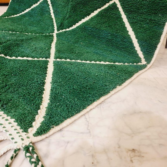 Ambachtelijk tapis vert in laine 250cmx150cm – Vloerkleden en tapijten, Cotton (photo 3 of 8)