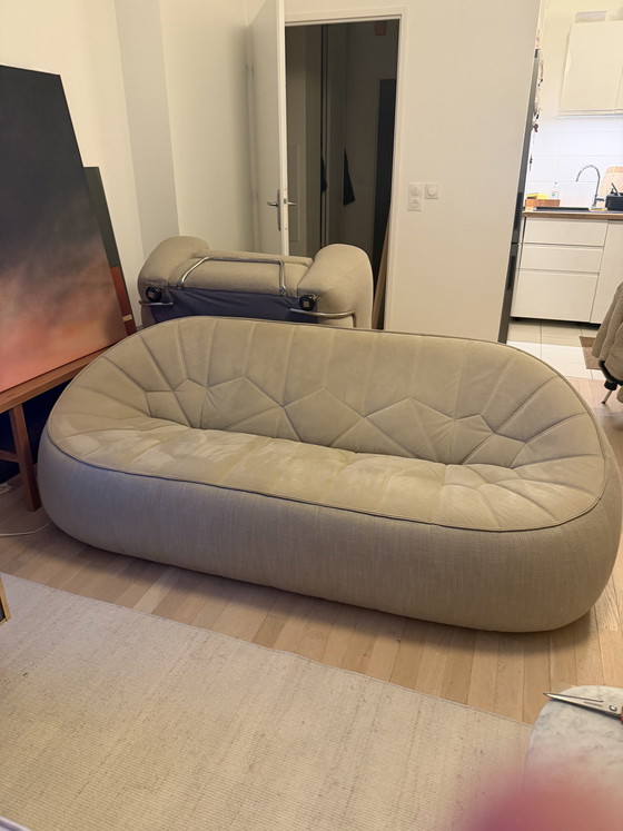 Image 1 of Cinna driezits poef van alcantara