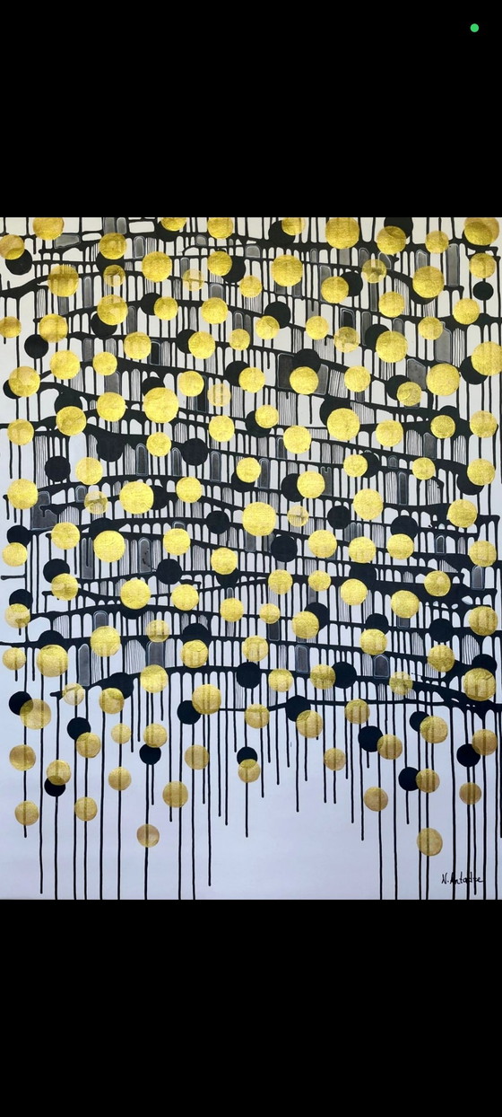 Image 1 of Natia Antadze Abstracte compositie XXL